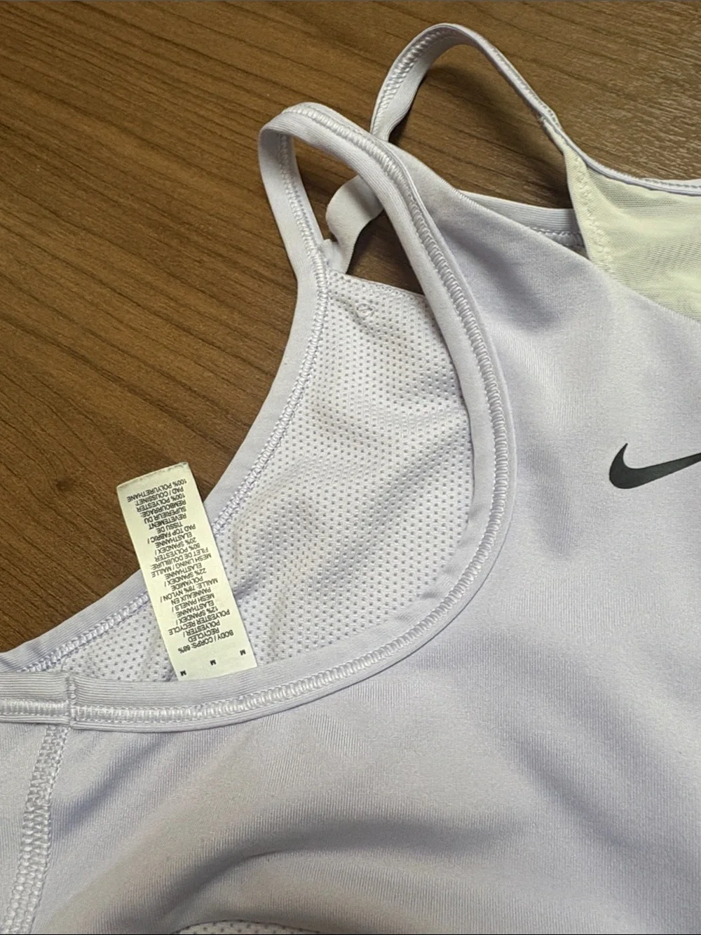 Nike Light Lavender Sports Crop Top